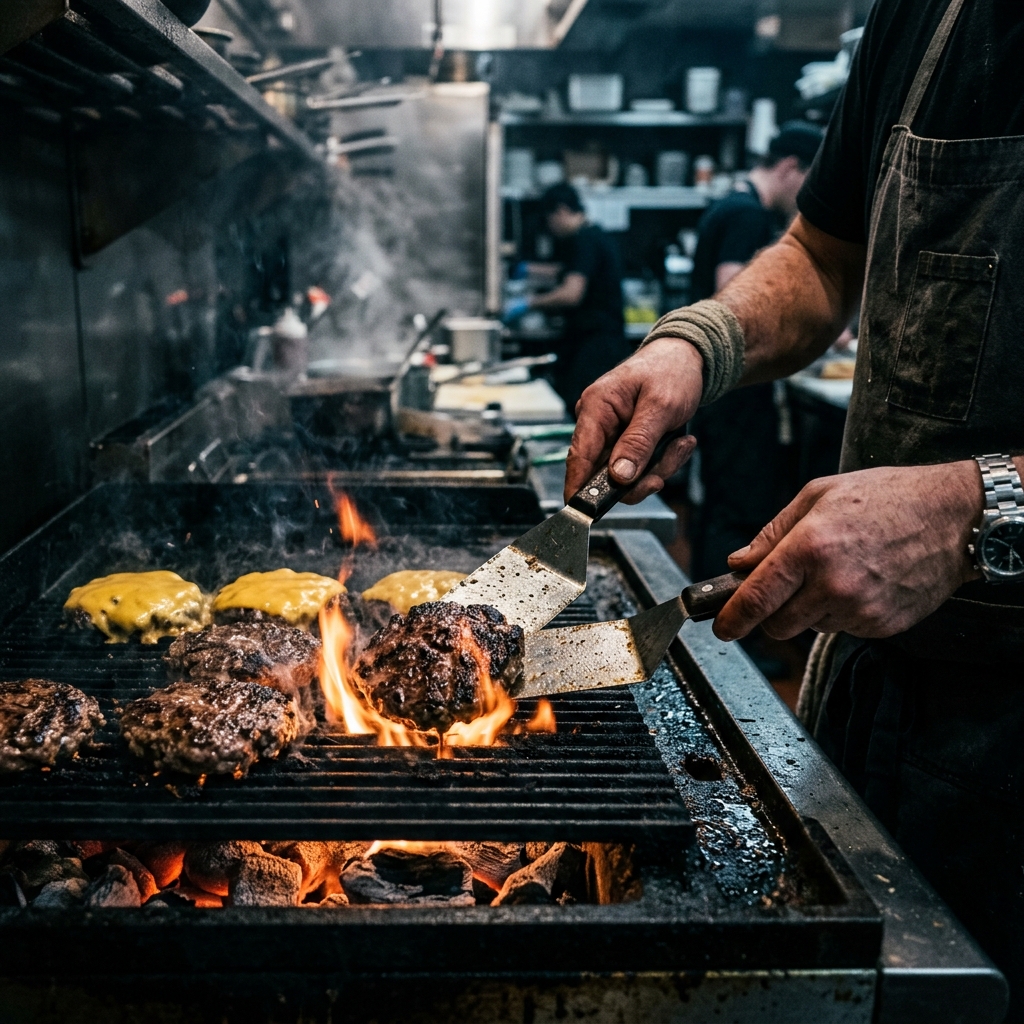 DAMN Diner Sizzling Grill Ambiance